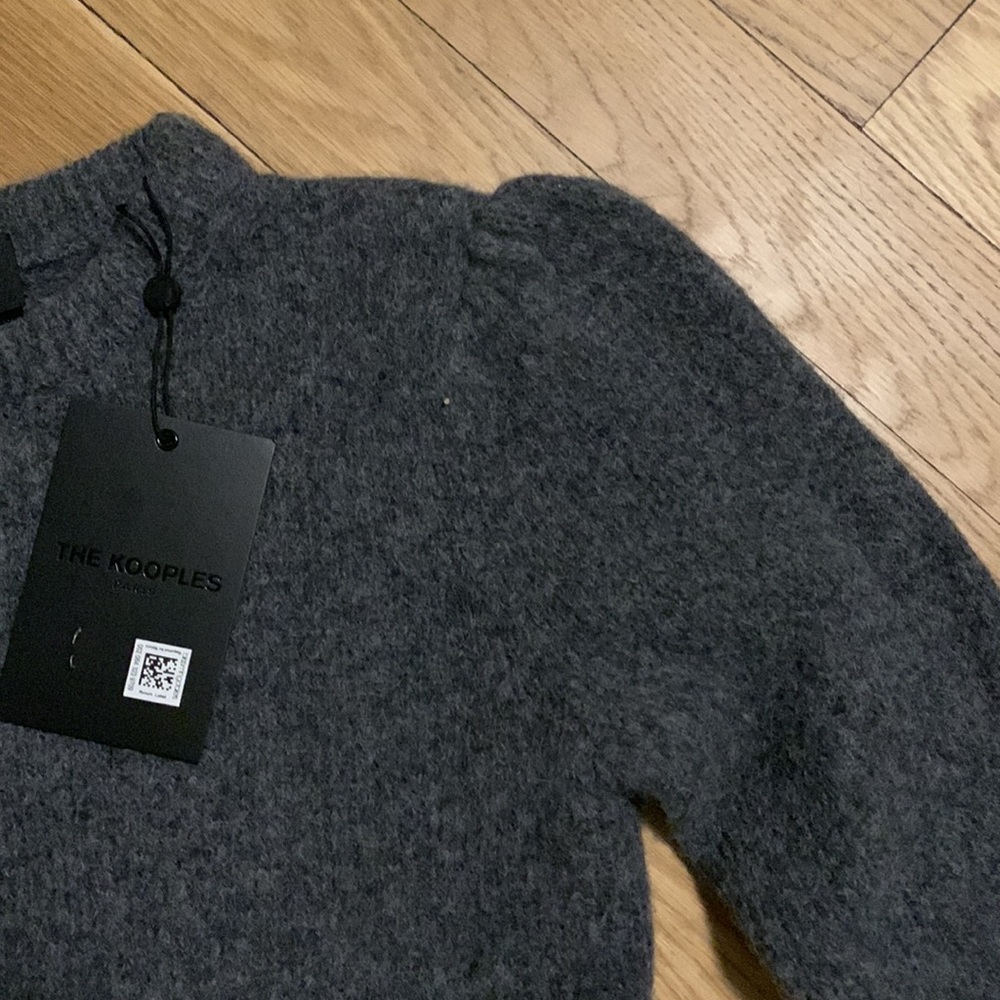 The Kooples Grey Knit Alpaca Pullover Size 2(fr) - Picture 5 of 6